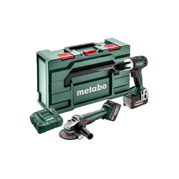 Metabo 18 Volt Combo Set Μπαταρίας 2.4.2 SB 18 LT + W 18 L 9-125 Quick 685207510 Metabo 18 Volt Combo Set Μπαταρίας 2.4.2 SB 18 LT + W 18 L 9-125 Quick 685207510