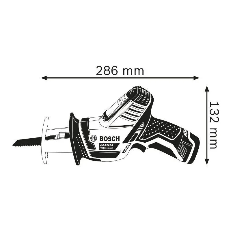 BOSCH GSA 12V-14 Li Σπαθόσεγα L-Boxx ( Solo )-060164L905