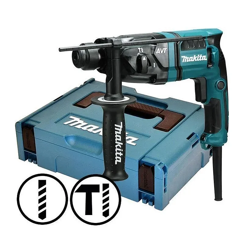 MAKITA Πνευματικό Πιστολέτο 2 Λειτουργιών SDS-Plus 470W σε Makpac HR1841FJ 