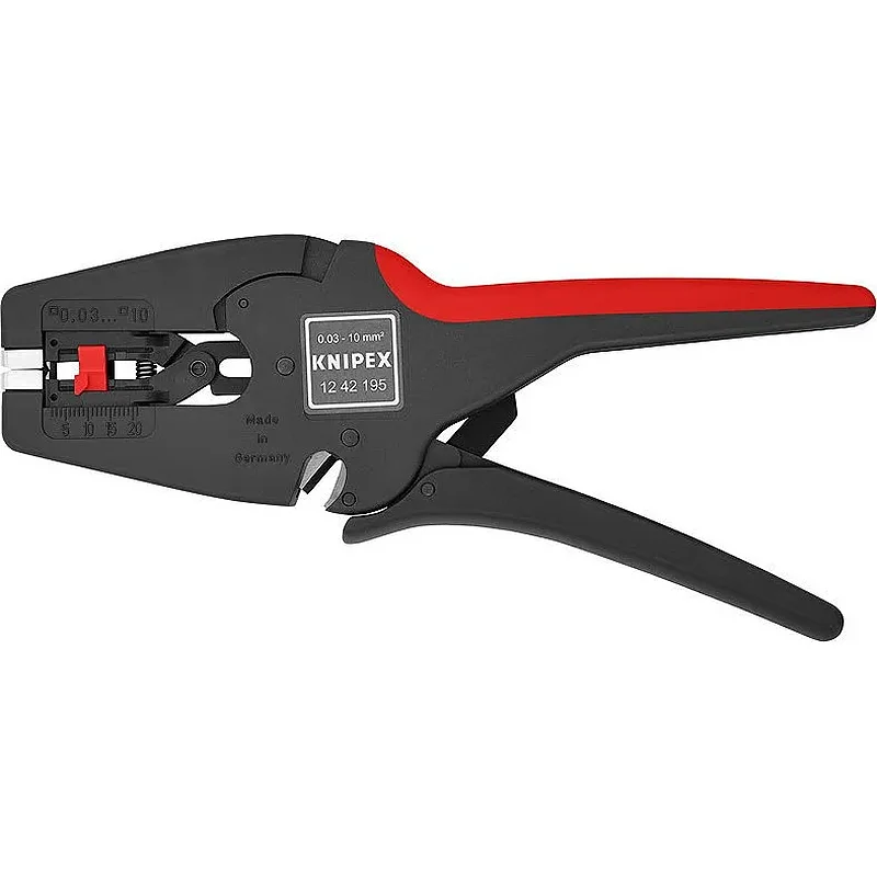 Knipex Αυτόματος Απογυμνωτής Καλωδίων με Κόφτη και Μήκος 195mm 1242195