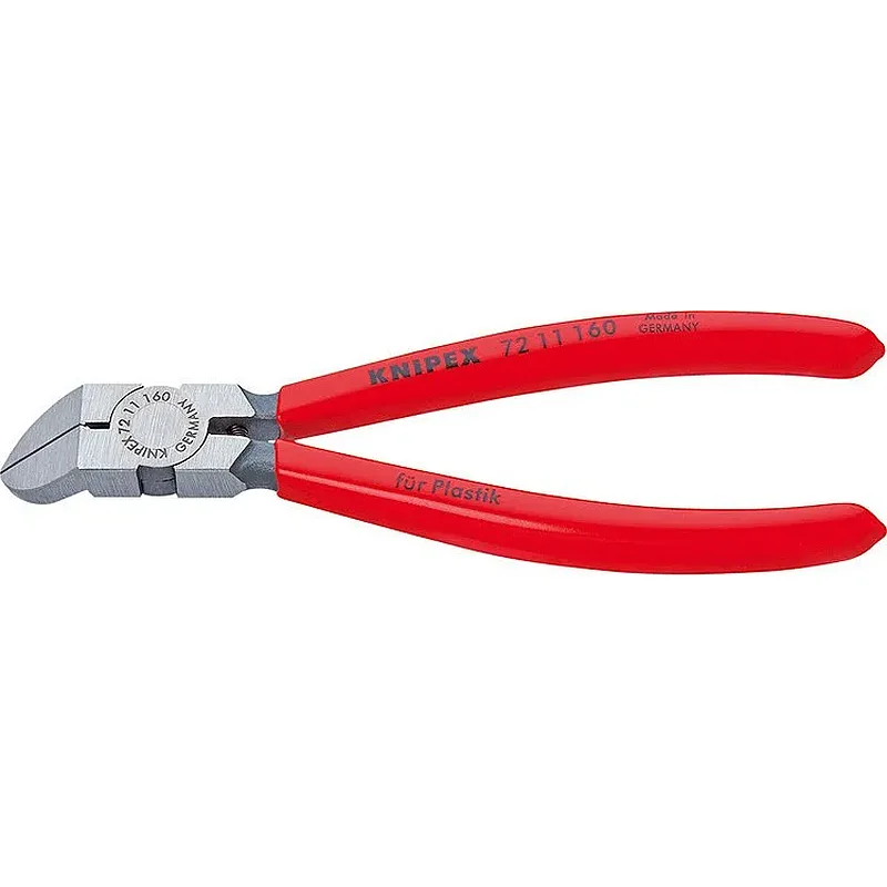 KNIPEX Πλαγιοκόφτης Ψιλή Μόνωση Kυρτός Νο160mm 7211160