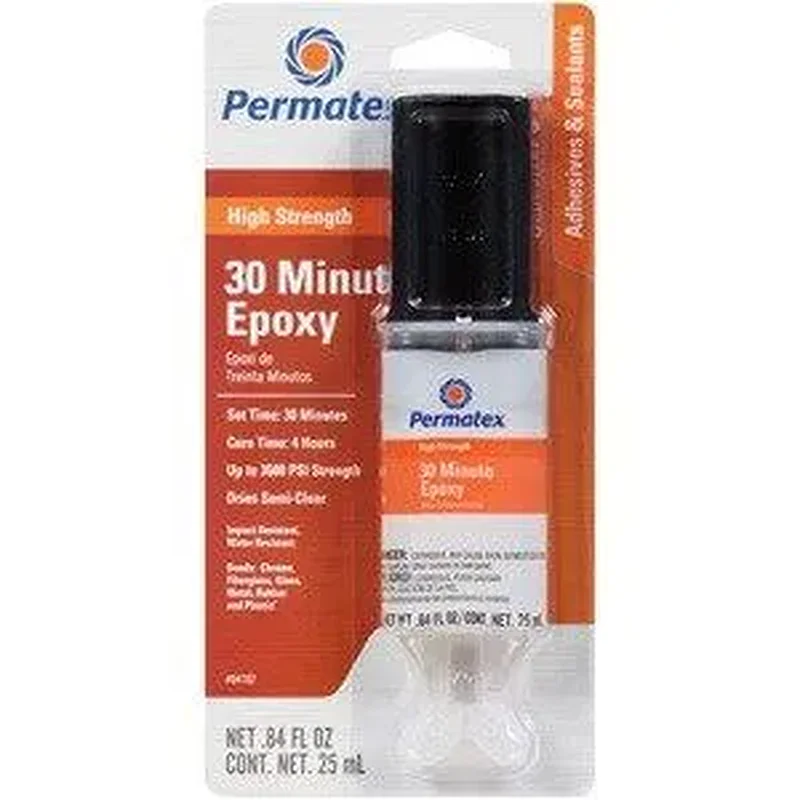 PERMATEX ΚΟΛΛΑ EPOXY ΓΕΝ.ΧΡΗΣΗΣ 30MIN ΔΙΑΦΑΝΗΣ 25ML P-84107