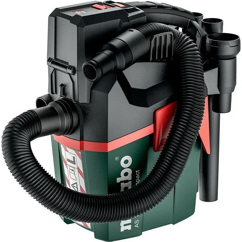 METABO 18 Volt Σκούπα Γενικών Χρήσεων Μπαταρίας AS 18 L PC Compact με χειροκίνητο φίλτρο 602028850