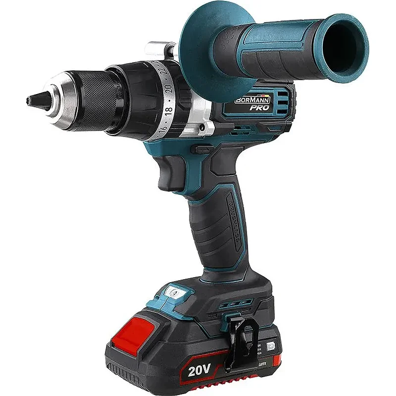 Bormann BBP5140 Κρουστικό Δραπανοκατσάβιδο BRUSHLESS 20V 2X2Ah 035145