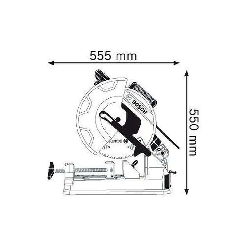 BOSCH GCD 12 JL Δισκοπρίονο Κοπής Μετάλλου 305mm - 0601B28000
