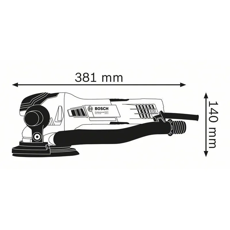 BOSCH GET 75-150 Έκκεντρο Τριβείο TURBO 750W Professional 0.601.257.101