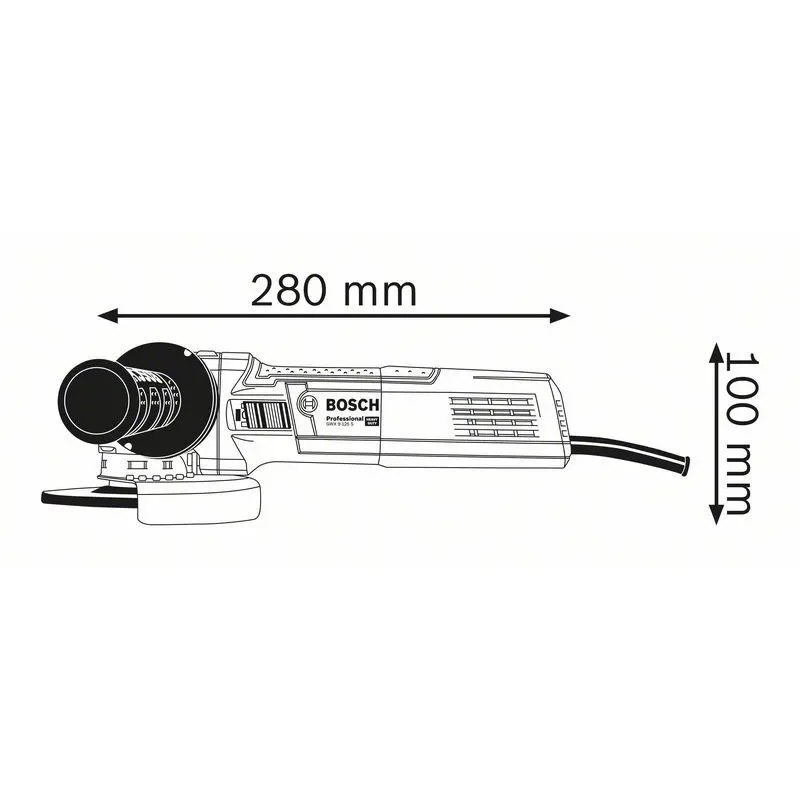 BOSCH GWX 9-125 S Γωνιακός λειαντήρας 900W με X-LOCK 0.601.7B2.000