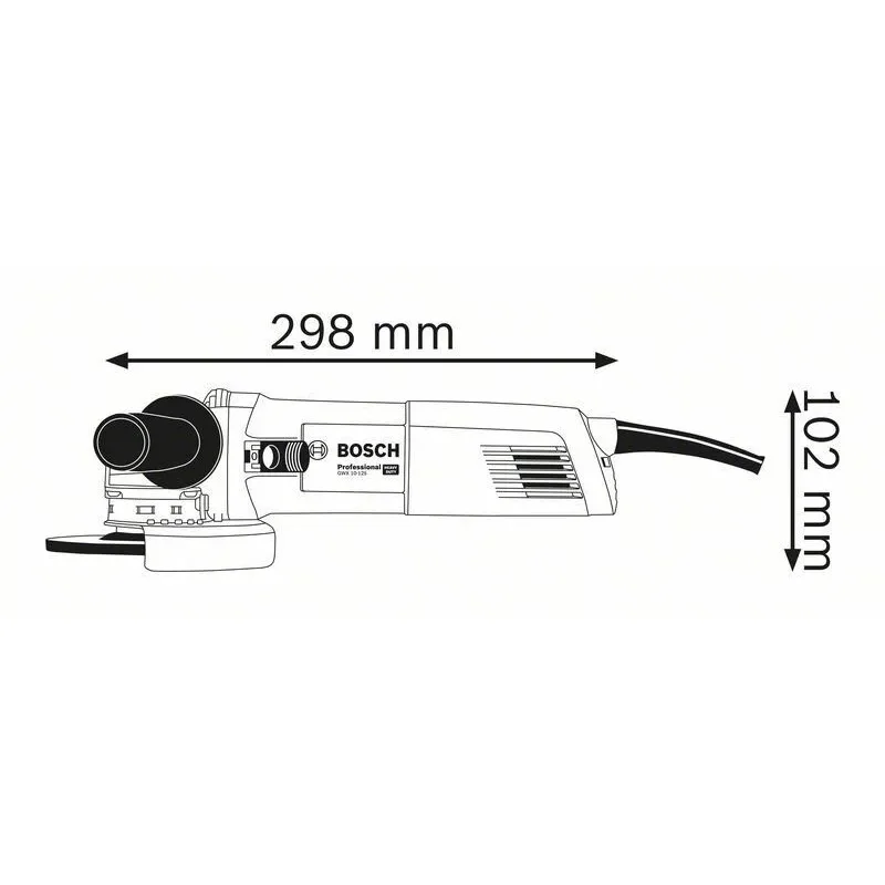 BOSCH GWX 10-125 Γωνιακός λειαντήρας 1000W με X-LOCK 0.601.7B3.000