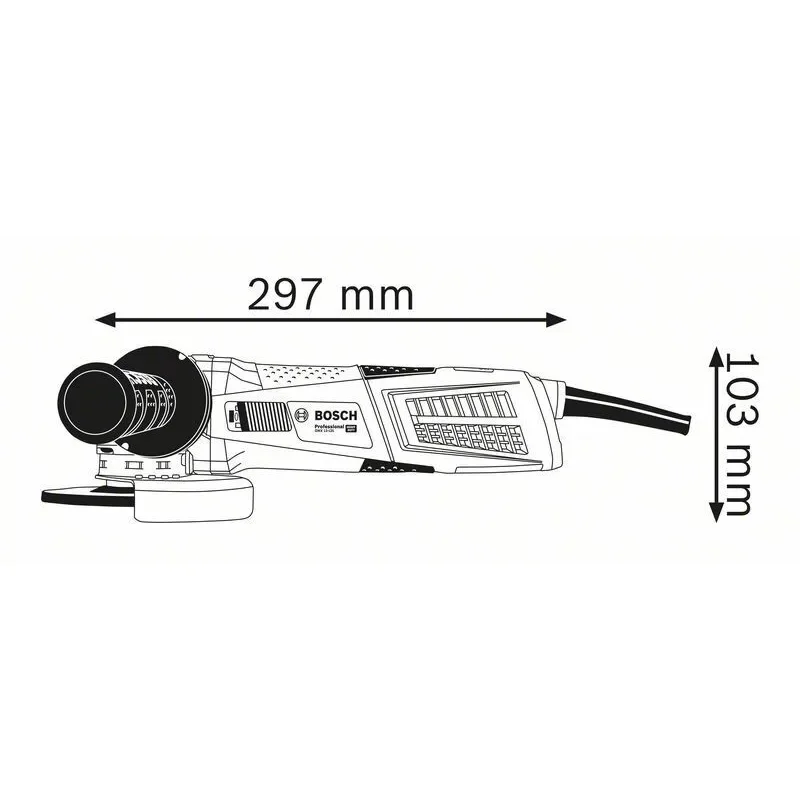 BOSCH GWX 13-125 Γωνιακός λειαντήρας με X-LOCK 0.601.7B5.002