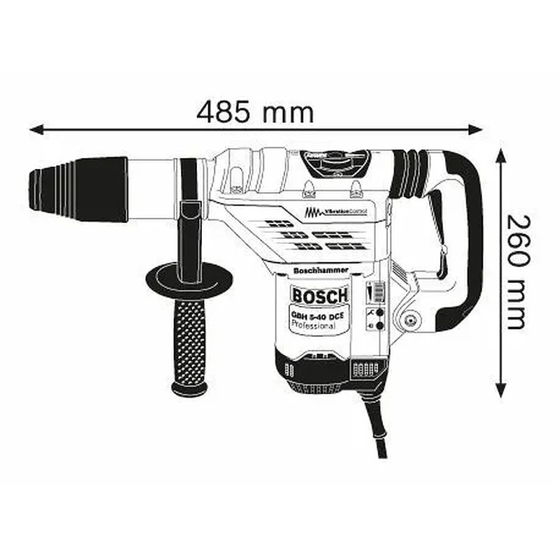 Bosch GBH 5-40 DCE Περιστροφικό πιστολέτο 1350 Watt 0615990J8H