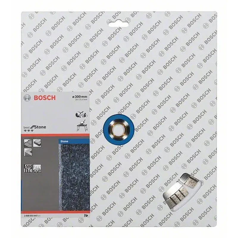 BOSCH Διαμαντόδισκος Κοπής 300mm Best for Stone 2608602647