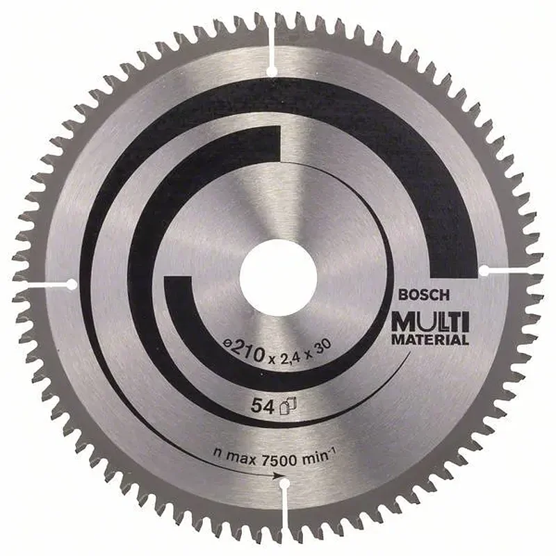 BOSCH Πριονόδισκος 210mm Multi Material 2608640445
