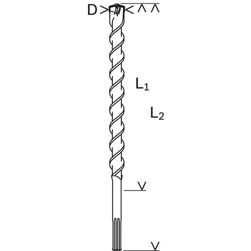 BOSCH Τρυπάνι Πιστολέτου 35X520mm SDS-max-7 2608586796