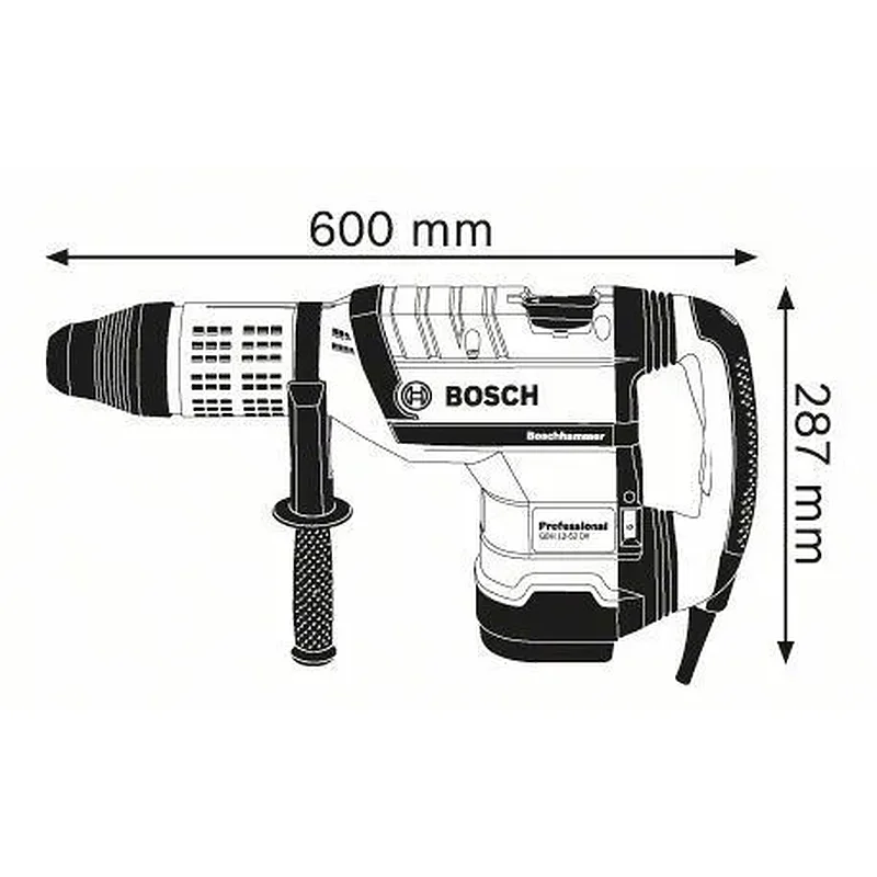 BOSCH GBH 12-52 DV Περιστροφικό πιστολέτο 1700 Watt 0611266000