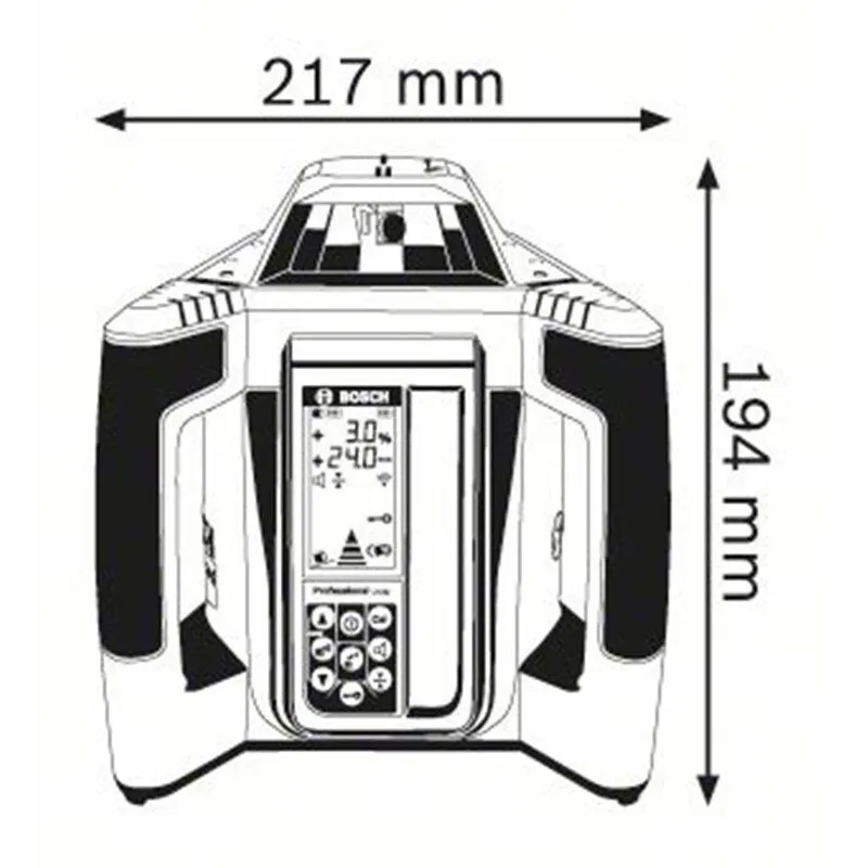 BOSCH GRL 500 H με LR 50 Περιστροφικό λέιζερ 0601061A00
