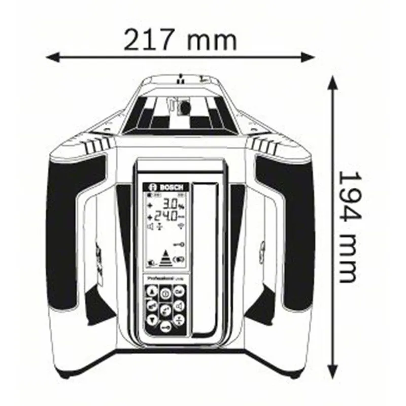 BOSCH GRL 500 HV με LR 50 Περιστροφικό λέιζερ 0601061B00