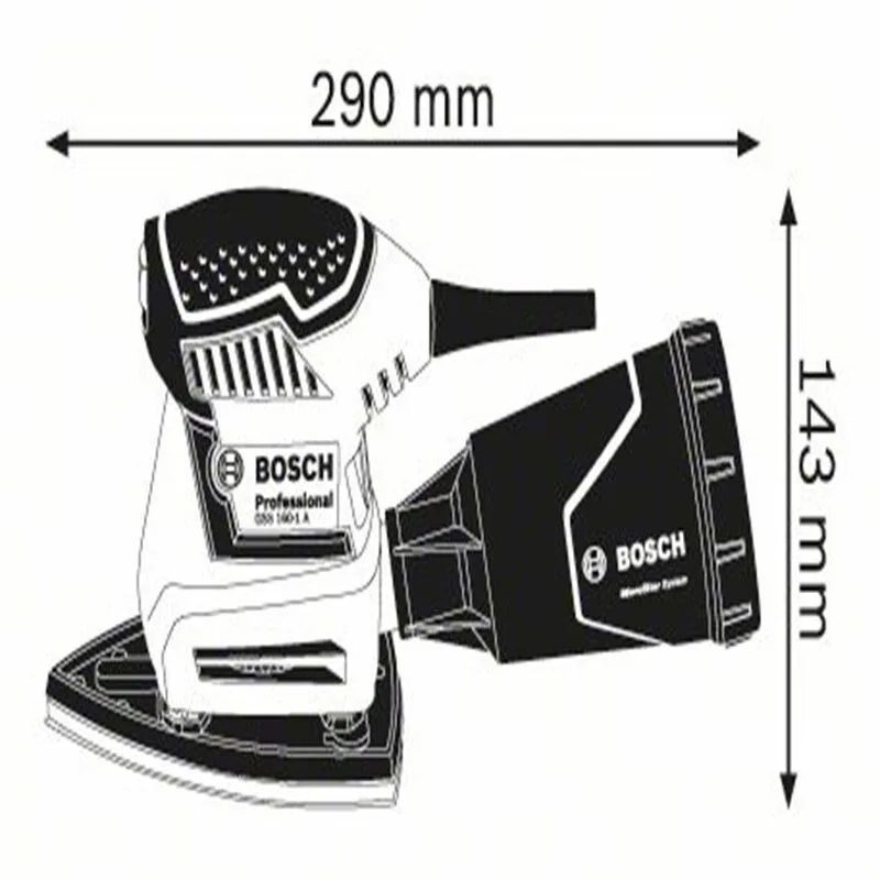 BOSCH GSS 160 Multi Παλμικό τριβείο 06012A2300