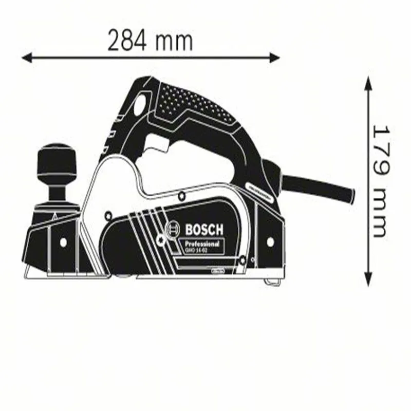 BOSCH GHO 16-82 Professional Πλάνη με 4 μαχαίρια 06015A4000