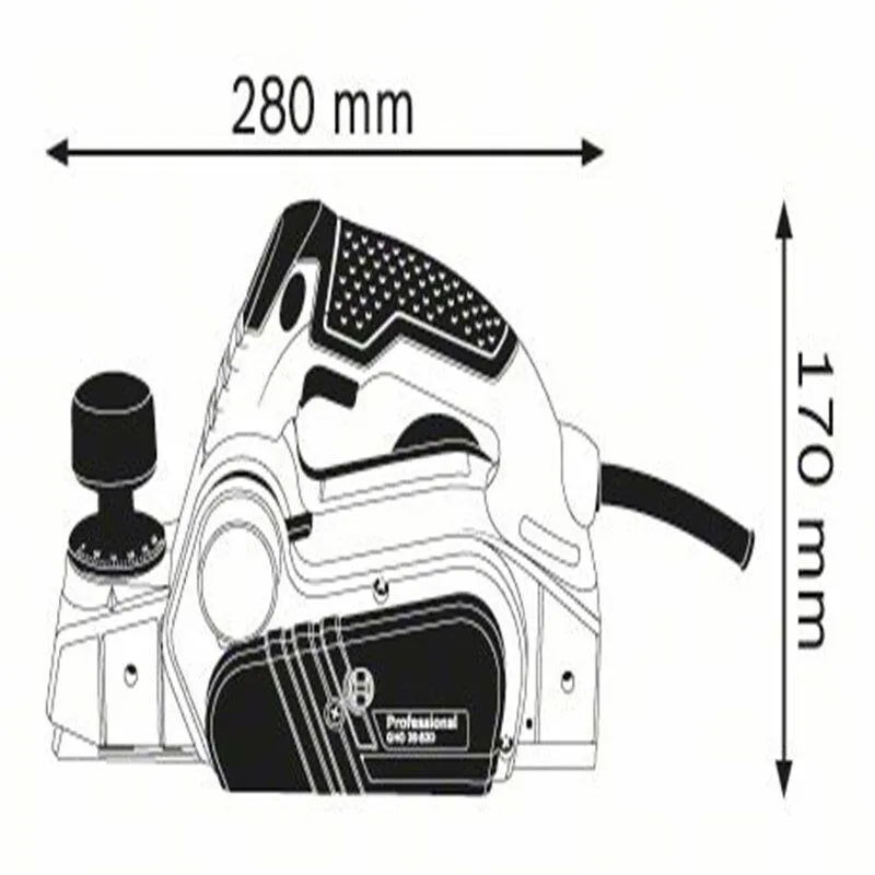 BOSCH GHO 26-82 D Professional Πλάνη  06015A4300