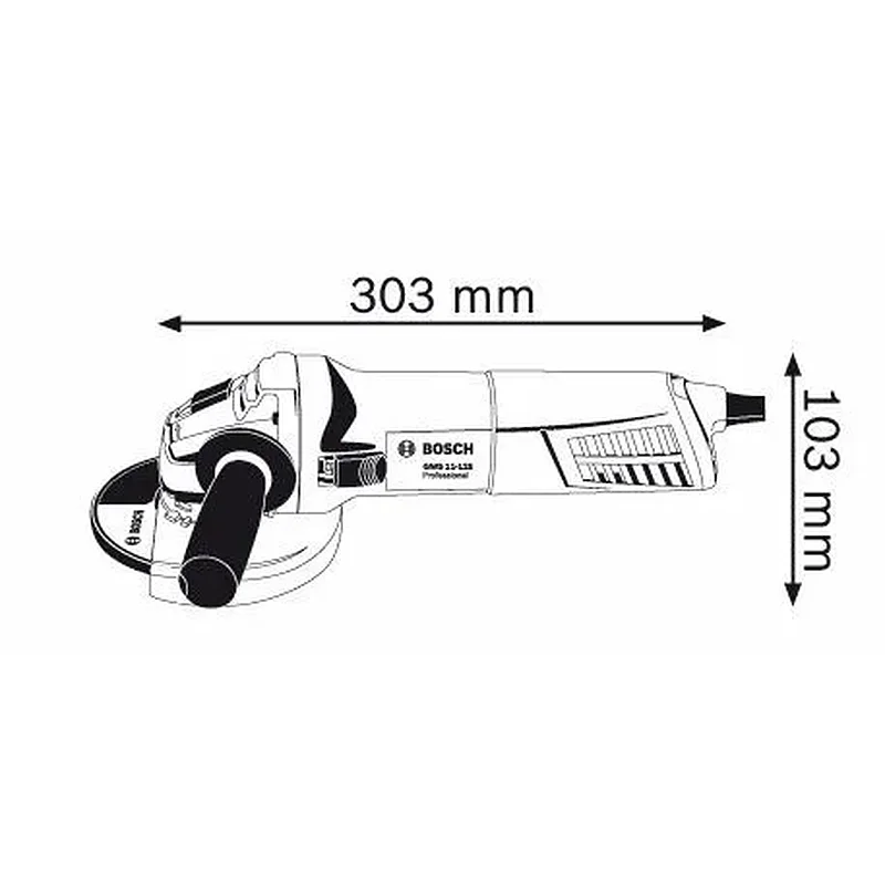 Bosch GWS 11-125 Professional Γωνιακός λειαντήρας 060179D002