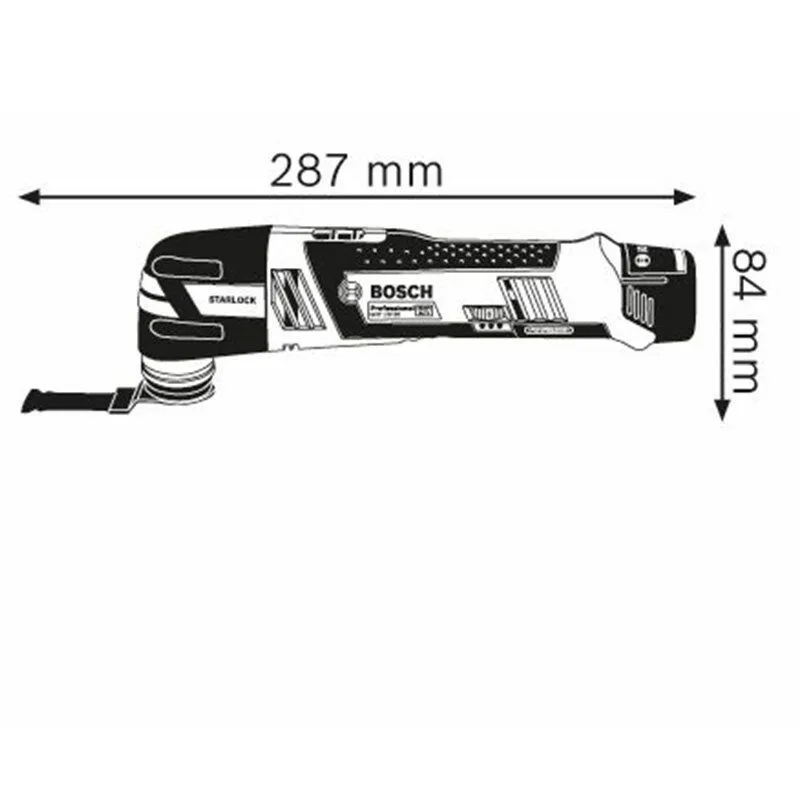 BOSCH  GOP 12V-28  ΠΟΛΥΕΡΓΑΛΕΙΟ με εξαρτήματα σε L-Boxx - 06018Β5000