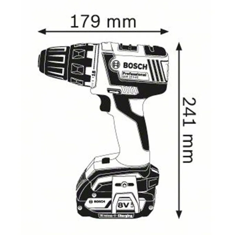 BOSCH GSR 18 V-EC Professional Δραπανοκατσάβιδο μπαταρίας 06019D6105