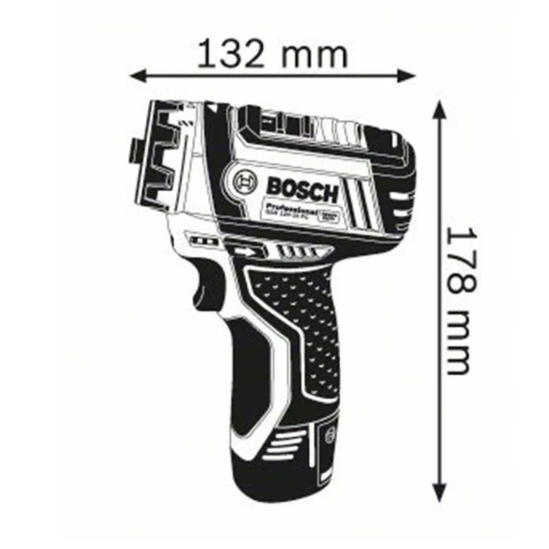 BOSCH GSR 12V-15 FC Professional Δραπανοκατσάβιδο μπαταρίας 06019F6000