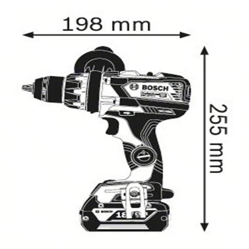 BOSCH GSR 18V-85 C Δραπανοκατσάβιδο μπαταρίας 06019G0101