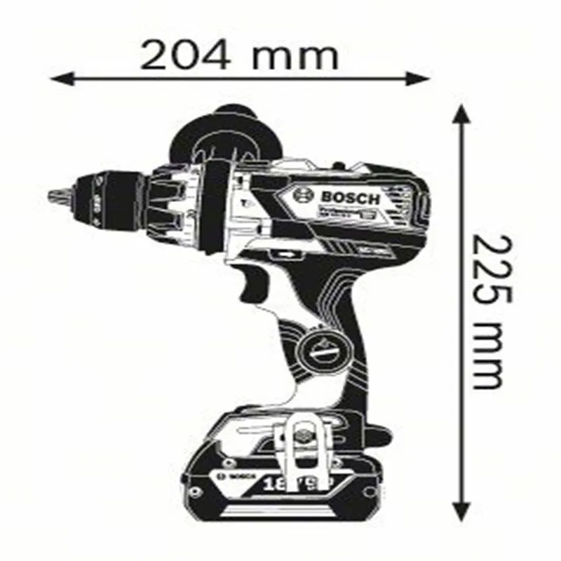 BOSCH GSB 18V-85 C Κρουστικό δραπανοκατσάβιδο μπαταρίας 06019G0301