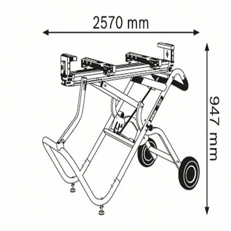 BOSCH GTA 2500 W Βάση πριονίσματος 0601B12100