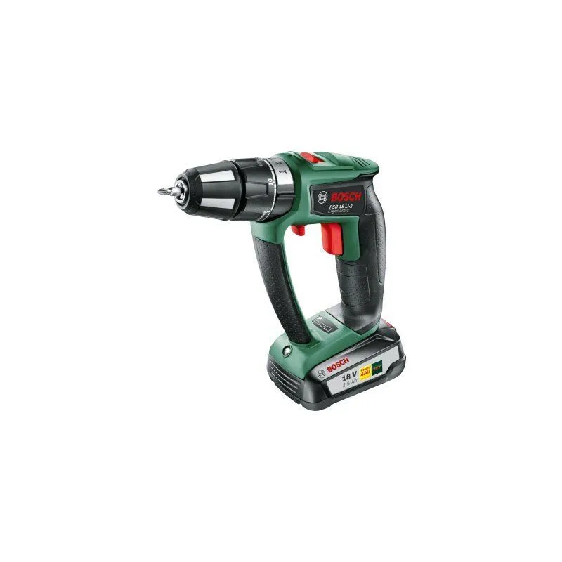 BOSCH PSB 18 LI-2 Ergonomic Κρουστικό δραπανοκατσάβιδο μπαταρίας 06039B0300