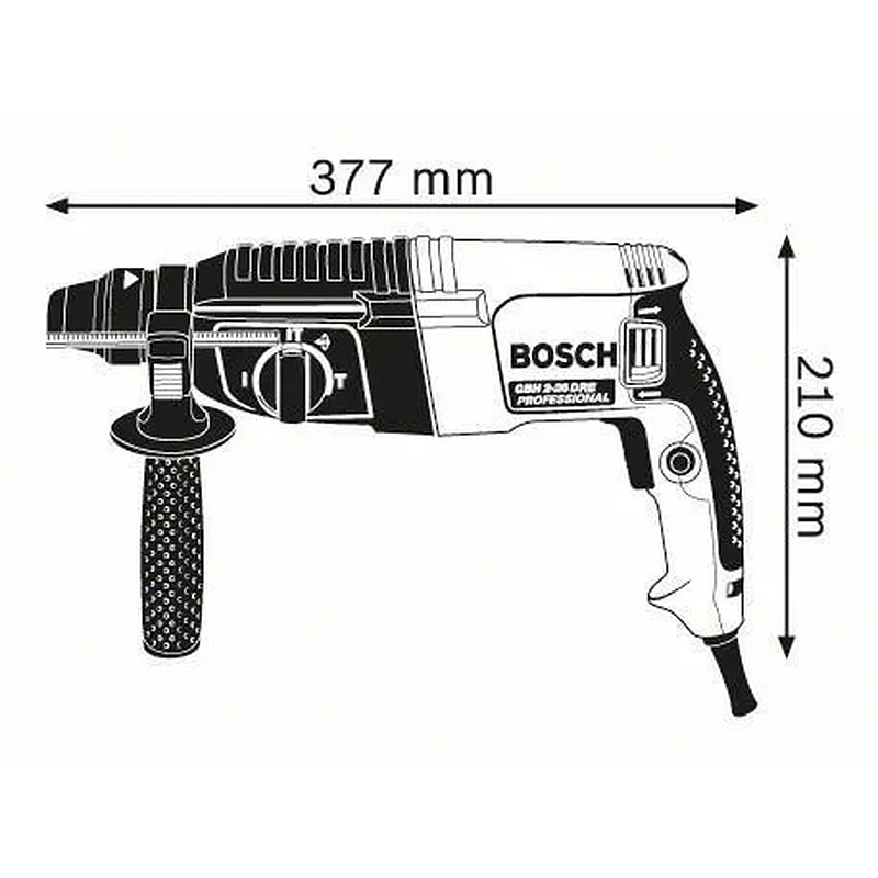 Bosch GBH 2-26 Περιστροφικό πιστολέτο με SDS-plus 06112A3000