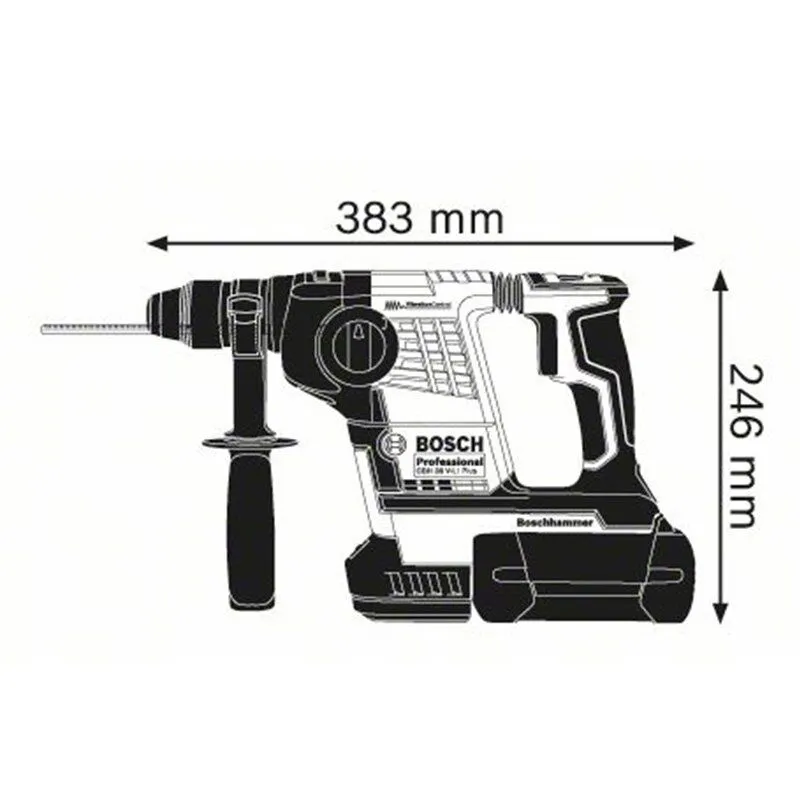 BOSCH GBH 36 V-LI Plus Κρουστικό πιστολέτο μπαταρίας 0611906002