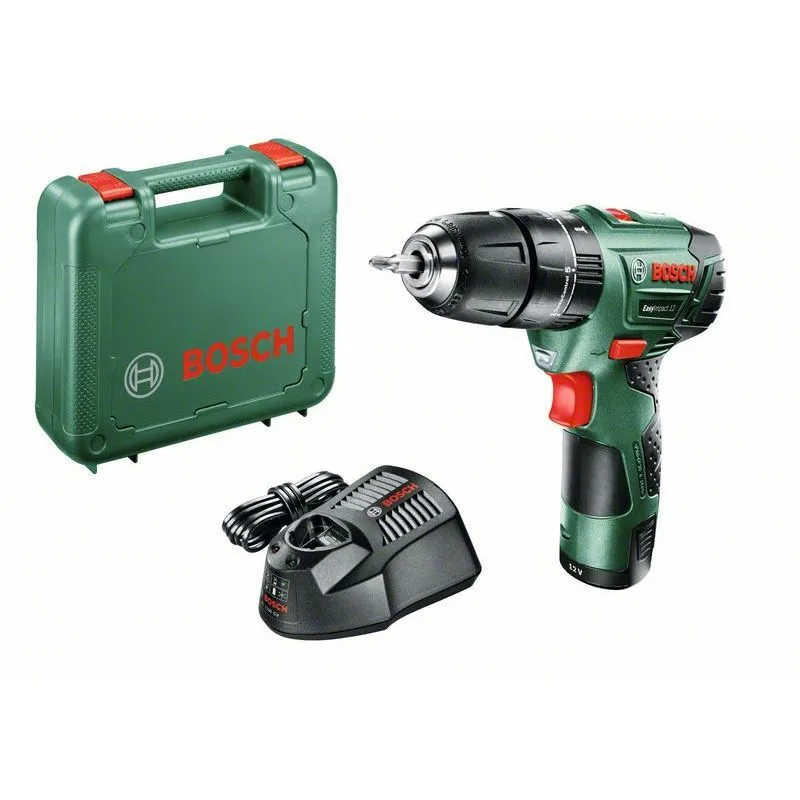BOSCH EasyImpact 12 Κρουστικό δραπανοκατσάβιδο μπαταρίας δύο ταχυτήτων ιόντων λιθίου 060398390D