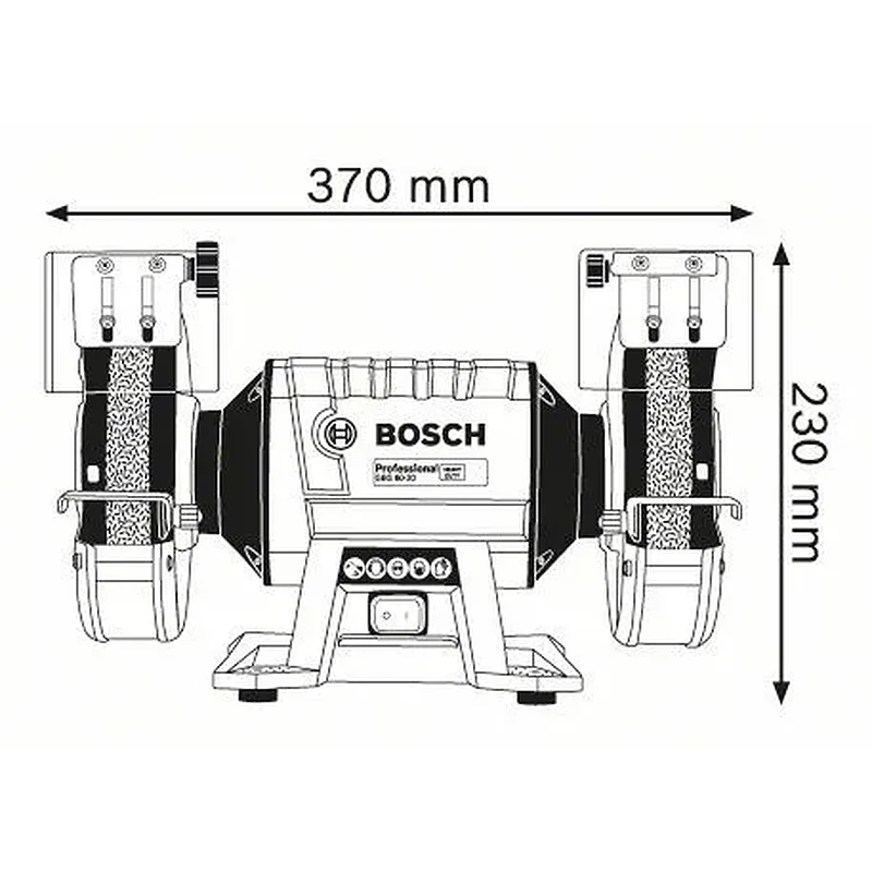 BOSCH GBG 60-20 Δίδυμος Σταθερός Τροχός 0.601.27A.400