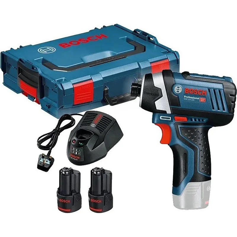Bosch GDR 12V-105 Περιστροφικό κρουστικό κατσαβίδι μπαταρίας 2x2.0Ah 06019A6977  