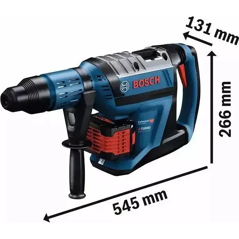 BOSCH GBH 18V-45 C Περιστροφικό Πιστολέτο Μπαταρίας BITURBO SDS-Max 18V Li-Ion Brushless σε Βαλίτσα Μεταφοράς  (Solo) 0611913000