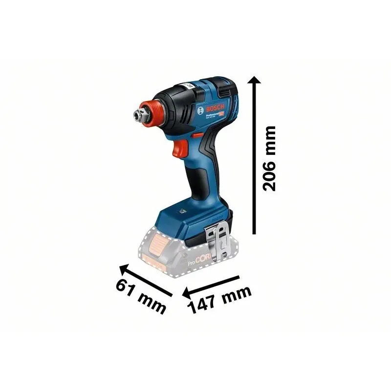 BOSCH GDX 18V-200 ΜΠΟΥΛΟΝΟΚΛΕΙΔΟ ΜΠΑΤΑΡΙΑΣ (SOLO) 06019J2204