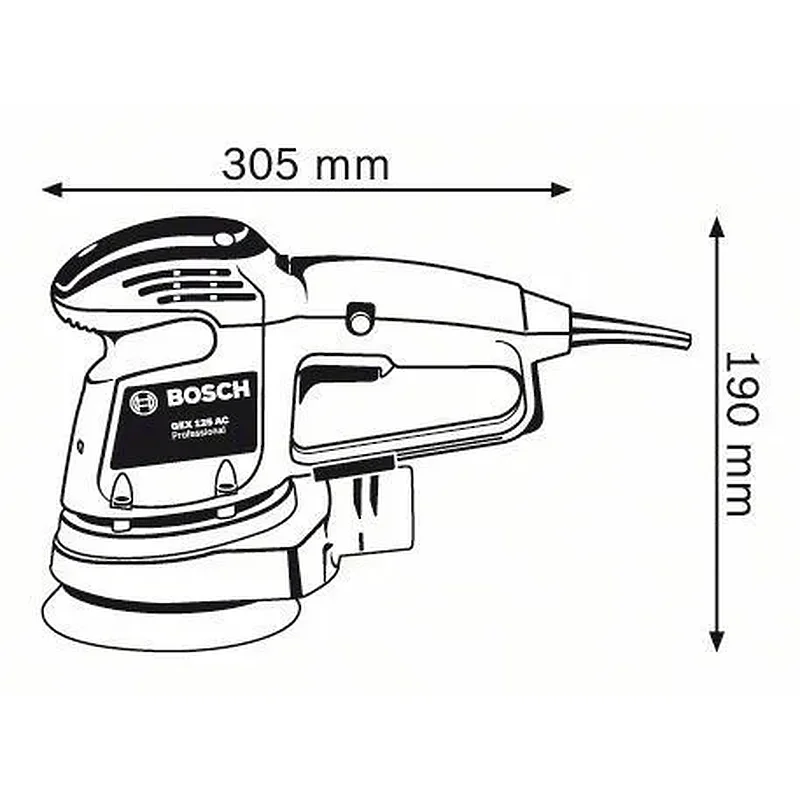 BOSCH GEX 125 AC Έκκεντρο Τριβείο 0601372565