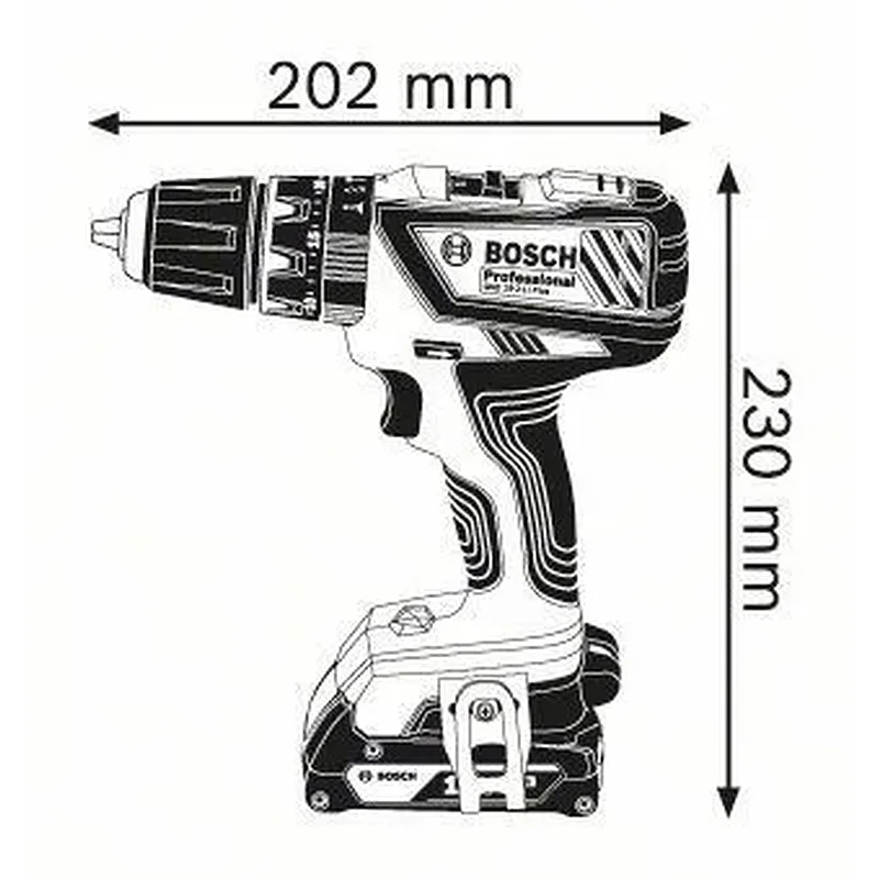 BOSCH GSB 18-2-LI Plus Professional Κρουστικό Δραπανοκατσάβιδο μπαταρίας 06019E7100