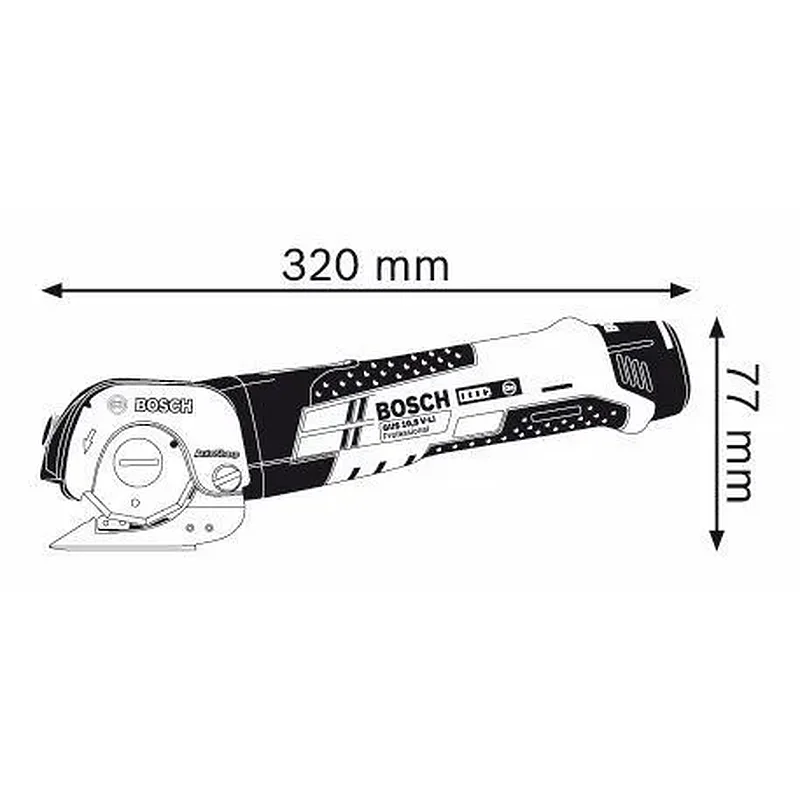 BOSCH GUS 10,8 V-LI Ψαλίδι γενικής χρήσης μπαταρίας 06019B2904