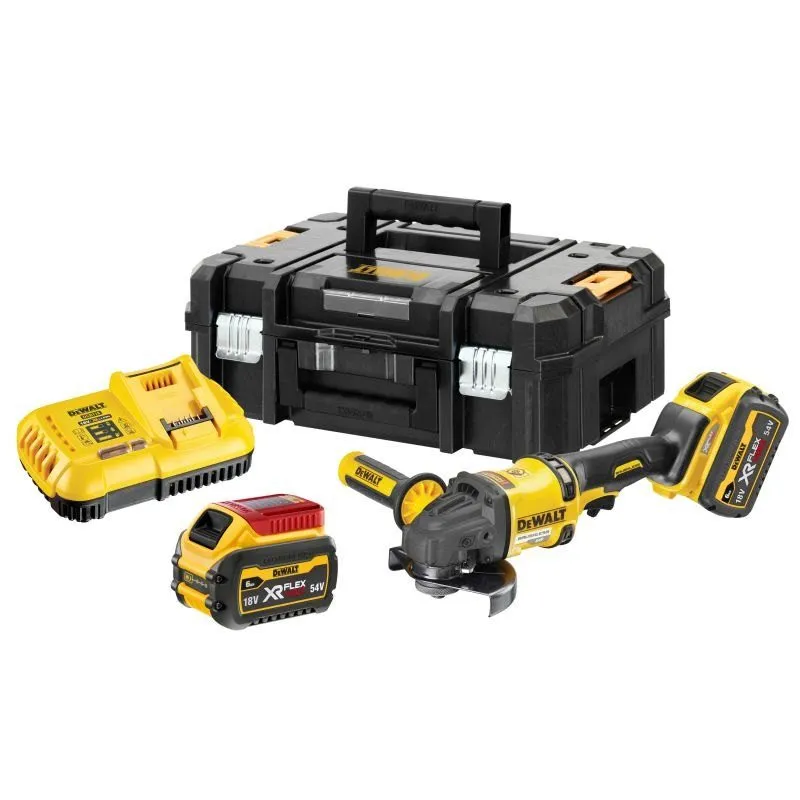 Dewalt Γωνιακός Τροχός 125MM 6.0Ah DCG418T2