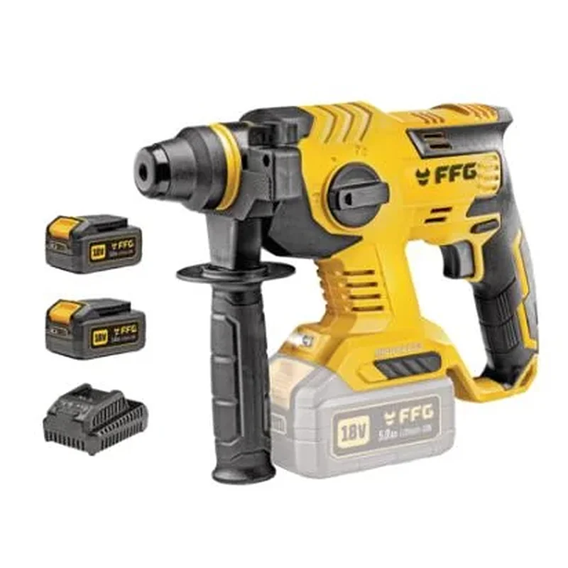 FF GROUP ΠΕΡΙΣΤΡΟΦΙΚΟ ΠΙΣΤΟΛΕΤΟ ΜΠΑΤΑΡΙΑΣ RH 22 18V PRO -2x5,0Ah D00522