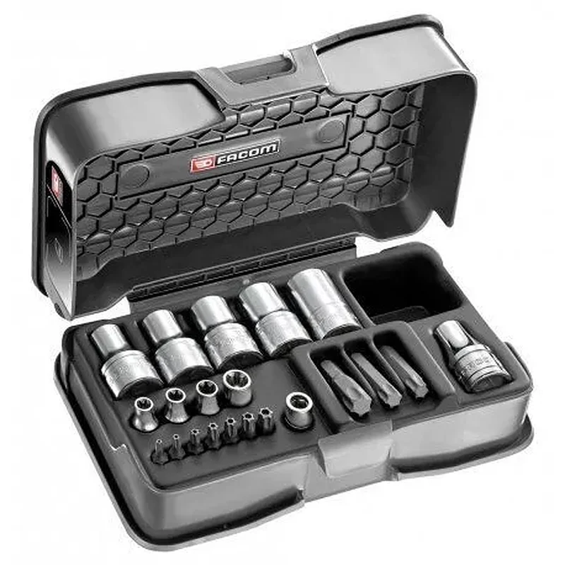 FACOM Σετ με Καρυδάκια και Μύτες Torx RSX.19APB