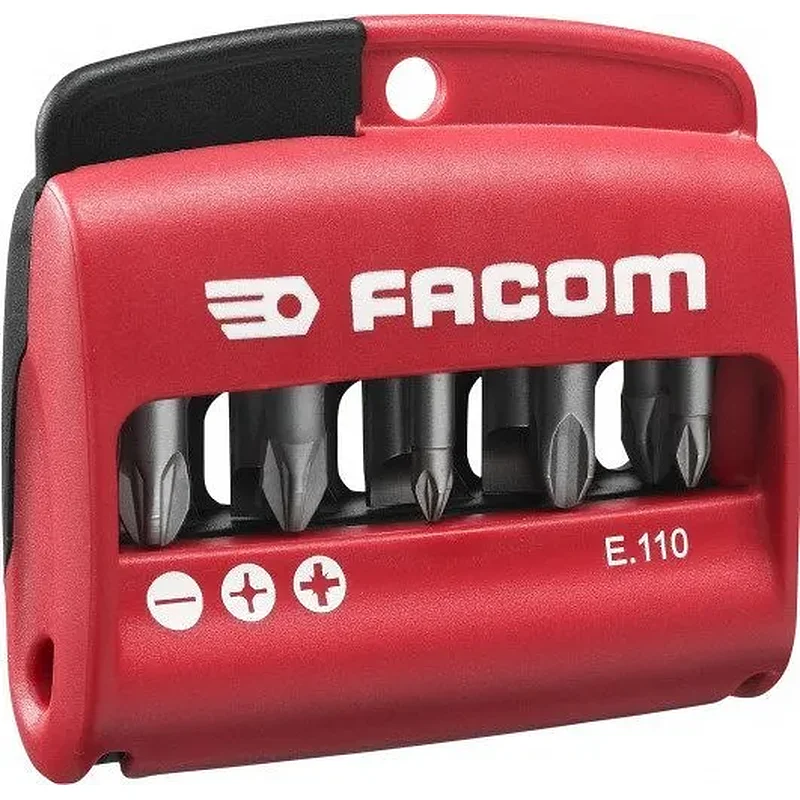 FACOM Set με 10 μύτες και αντάπτορα EF.6P1 E.110PB