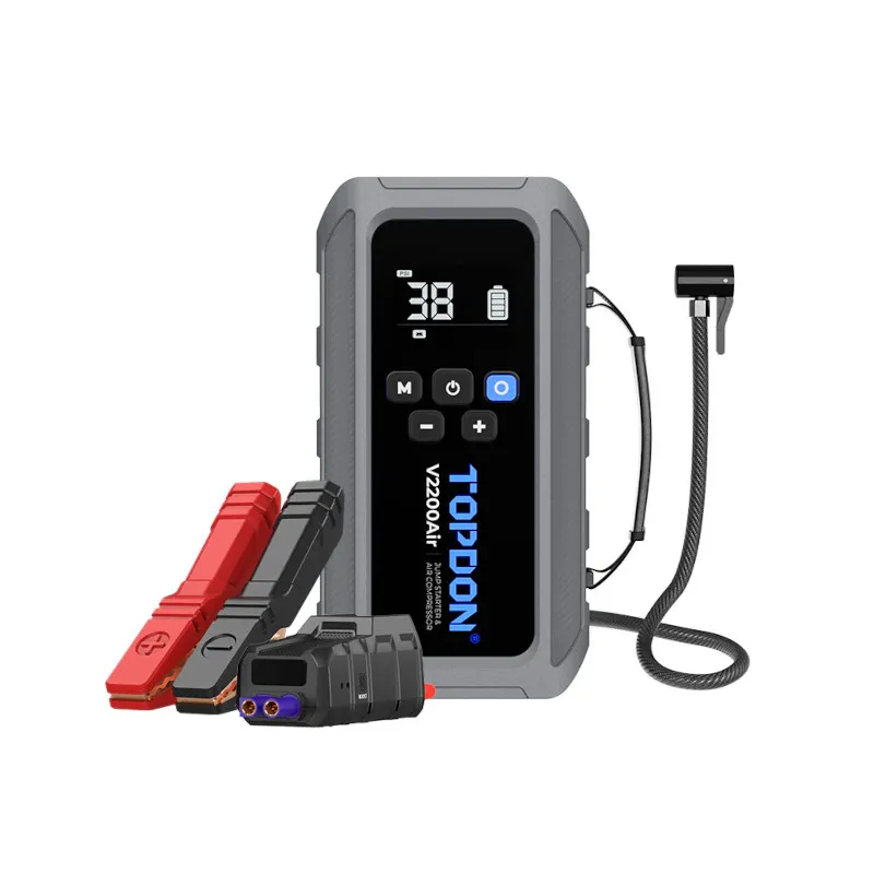 Topdon V2200AIR Φορητός Εκκινητής Μπαταρίας & Τρόμπα Αυτοκινήτου 2200Α 62000004