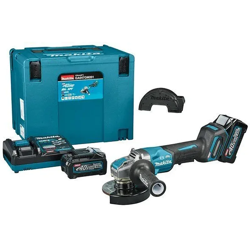 MAKITA ΓΩΝΙΑΚΟΣ ΤΡΟΧΟΣ XGT® 40Vmax 125mm X-Lock GA047GM201