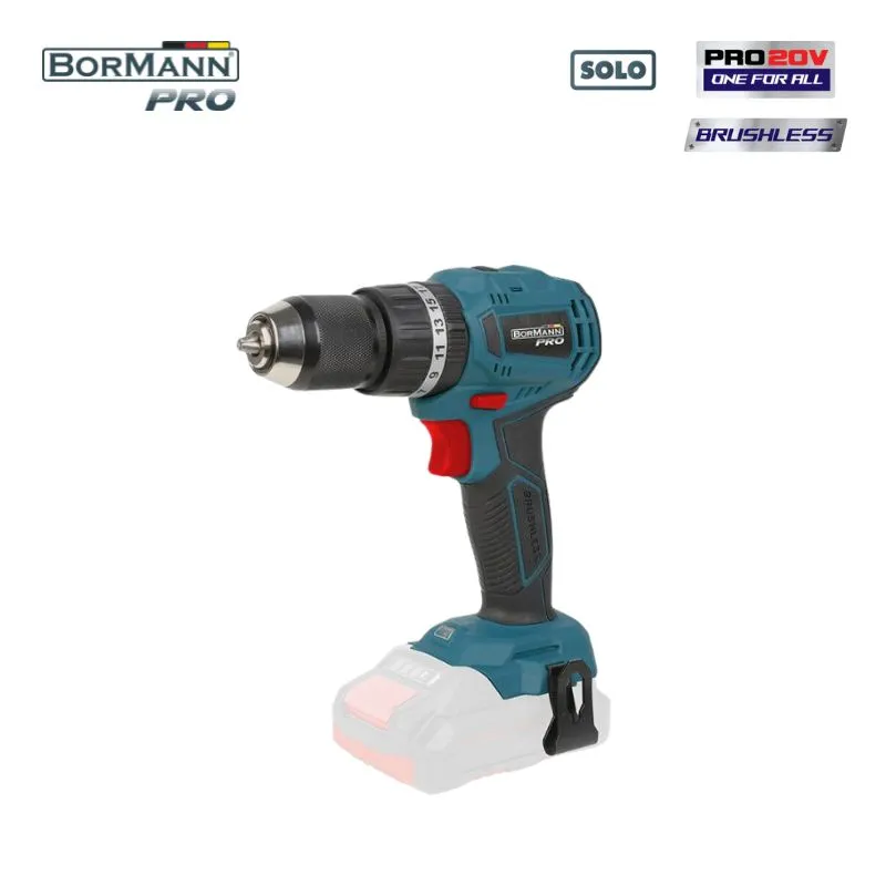 BORMANN Pro BBP5143 Δραπανοκατσάβιδο Κρουστικό Compact Brushless Μπαταρίας 20VLi-Ion 2ταχ. SOLO 070443