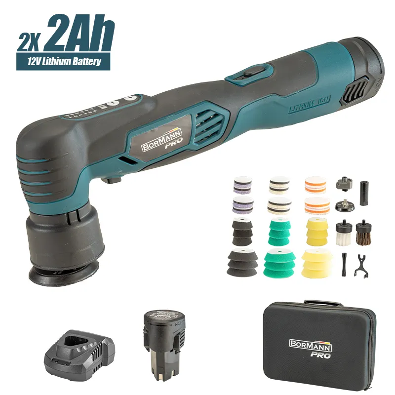 BORMANN PRO BCP3850 Αλοιφαδόρος Mini Έκκεντρος/Περιστροφικός Μπαταρίας 12V 2000-5000rpm 070535