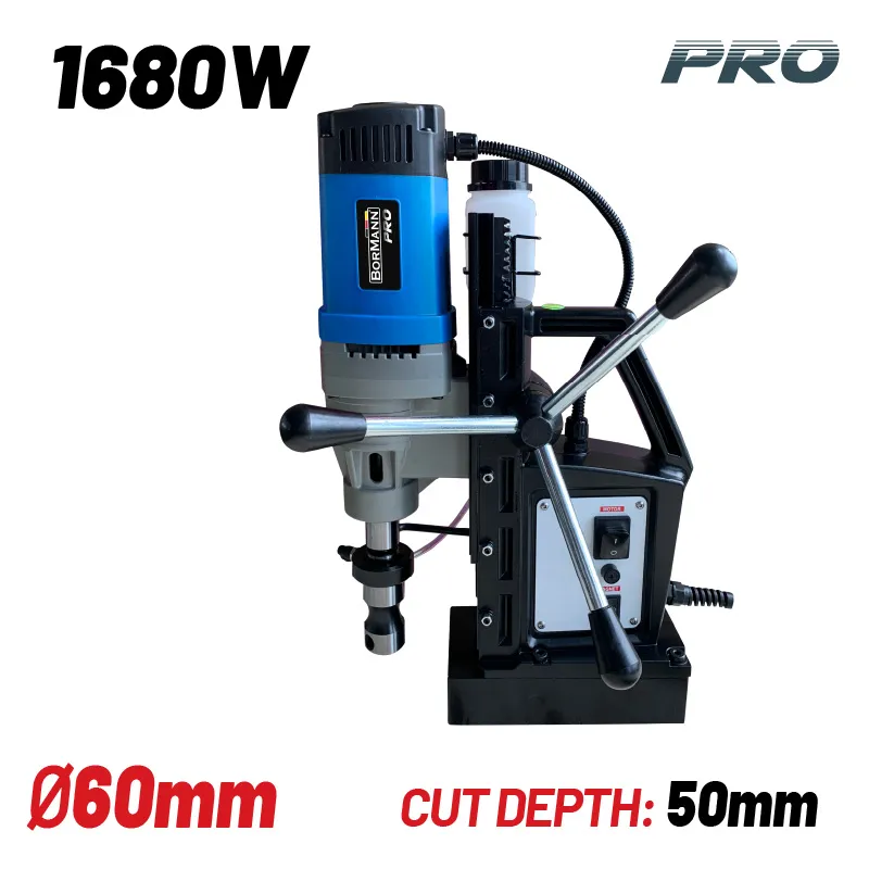 BORMANN Pro BMD1600 Μαγνητικό Δράπανο 1680W,1500Nm,Βάθος Κοπής 50mm 072416